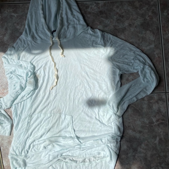 Brandy oversized pastel blue hoodie - Picture 2 of 3